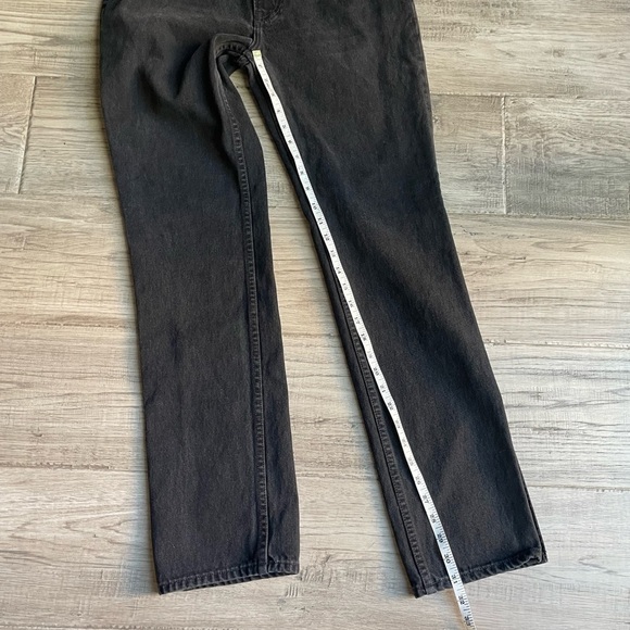 GRLFRND Hailey Low Rise Jeans In Sunset Strip Wash Slim Bootcut Hem Slits SZ 28 - Picture 8 of 16